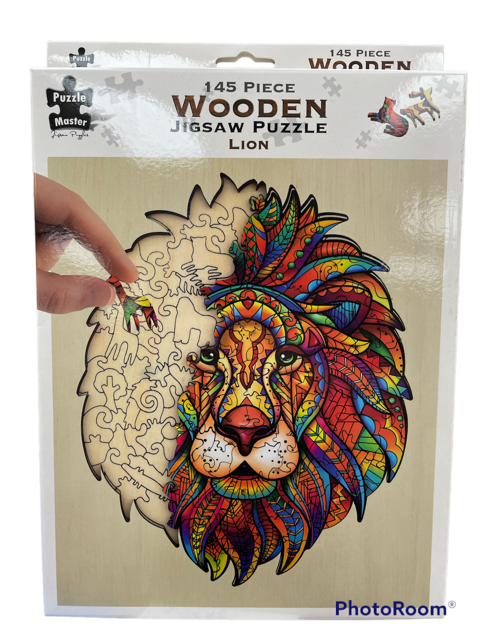 Lion Wooden Puzzle  Lion Jigsaw Puzzle