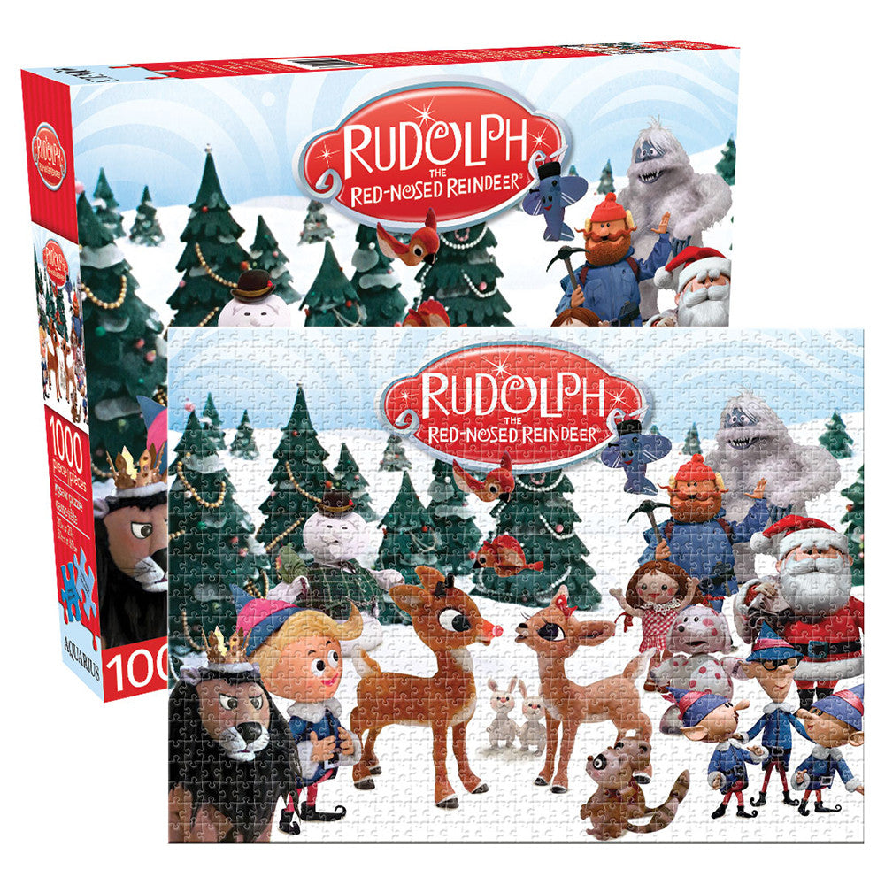 Rudolph the Red Nosed Reindeer Cast Puzzle 1,000 pieces