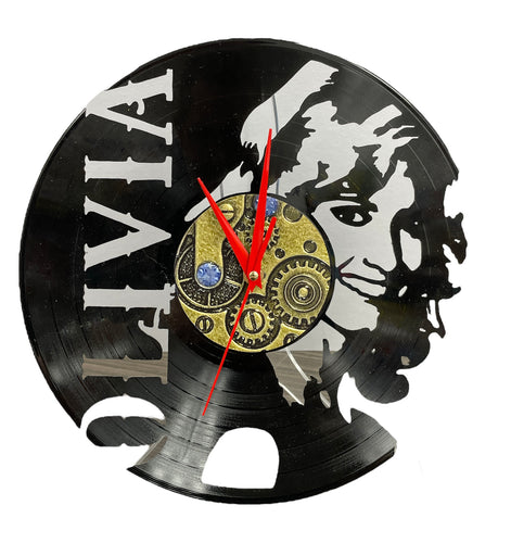 Olivia Newton John Vinyl Clock