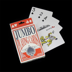 PLAYING CARDS JUMBO PLASTIC COATED