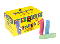 CHALK EC STUMPIES COLOURED 40s